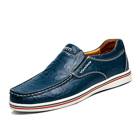 Men s Urban Loafer Genuine Leather Casual Slip On Dress Penny Oxford Loafers