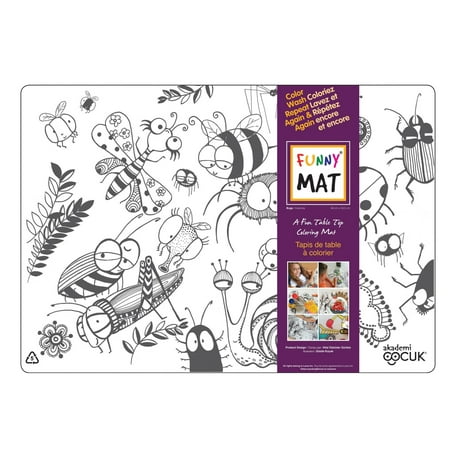Funny Mat : Placemat : Bugs - Reusable & Washable