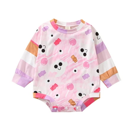 Musuos Newborn Baby Girls Jumpsuits Ghost Eyeball Print Round Neck Long Sleeves Romper for Infant Toddler
Musuos Newborn Baby Girls Jumpsuits Ghost Eyeball Print Round Neck Long Sleeves Romper for Infant Toddler