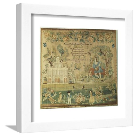 Sampler Framed Print Wall Art
