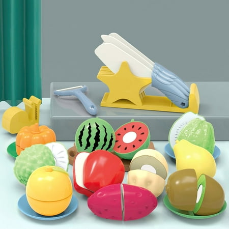 Winter Savings Clearance! SuoKom Fruit Knife Holder Set Of 21 Kids Kitchen Cooking Pretend Role Play Toy Set
Winter Savings Clearance! SuoKom Fruit Knife Holder Set Of 21 Kids Kitchen Cooking Pretend Role Play Toy Set