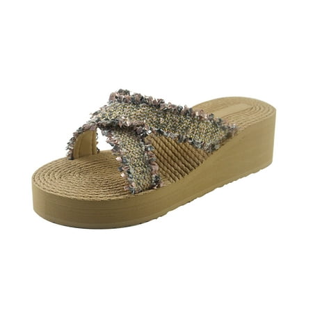 TUOBARR Womens Platform Wedge Sandals Women Open Toe Platform Crisscross Sandals Friendly Comfort Wedges for the Beach or Casual Wear Beige A
TUOBARR Womens Platform Wedge Sandals Women Open Toe Platform Crisscross Sandals Friendly Comfort Wedges for the Beach or Casual Wear Beige A