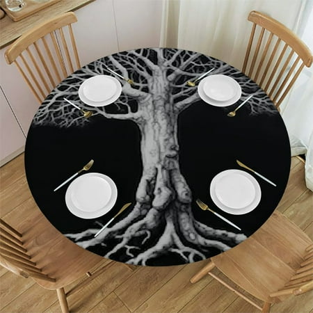Orinice Roots Round Table Cover Stain Resistant Washable Indoor Outdoor Tablecloth Kitchen Dining Wedding Parties Picnic Camping 100% Polyester Fiber 46-50
Orinice Roots Round Table Cover Stain Resistant Washable Indoor Outdoor Tablecloth Kitchen Dining Wedding Parties Picnic Camping 100% Polyester Fiber 46-50