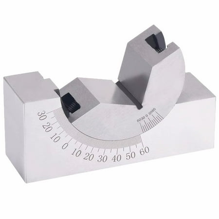 Dolsrinksys Adjustable Micro Angle Gauge High Precision Angle V Block 0-60° for Milling Lathe with Wrench
Dolsrinksys Adjustable Micro Angle Gauge High Precision Angle V Block 0-60° for Milling Lathe with Wrench