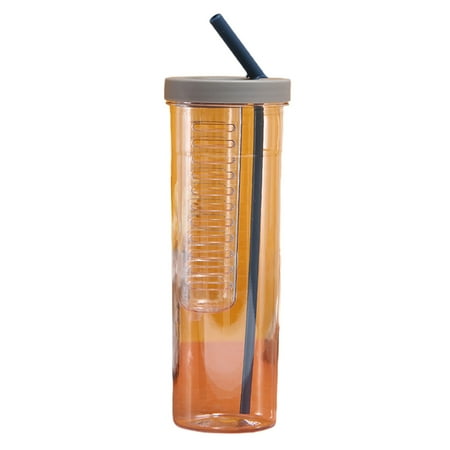 Binpure Unisex Transparent Water Cup Solid Color Water Bottle with Straw and Tea Infuser
Binpure Unisex Transparent Water Cup Solid Color Water Bottle with Straw and Tea Infuser