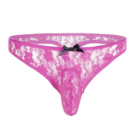 iOPQO Intimates underwear women See Through Semi Men Lingerie Bikini T Back Underwear Floral Lace Briefs Hot Pink L
iOPQO Intimates underwear women See Through Semi Men Lingerie Bikini T Back Underwear Floral Lace Briefs Hot Pink L