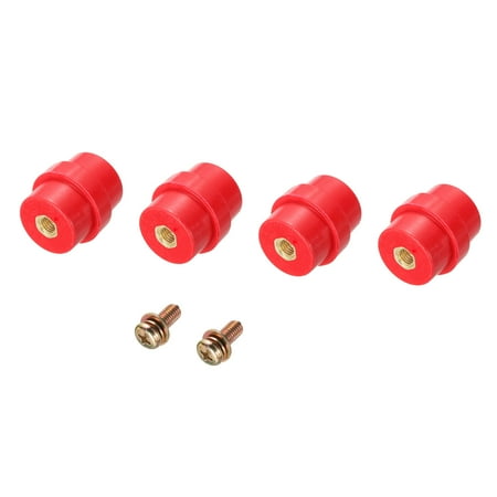 Insulator 4pcs SM35 High Strength Standoff Insulators with M8 Screw for Power Distribution Cabinet