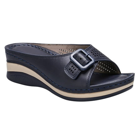Kukoosong Wedge Sandals for Women 2023 Summer One-word Fish Mouth Sandals And Slippers Thick-soled Wedges Casual Sandals Women Blue 36
Kukoosong Wedge Sandals for Women 2023 Summer One-word Fish Mouth Sandals And Slippers Thick-soled Wedges Casual Sandals Women Blue 36