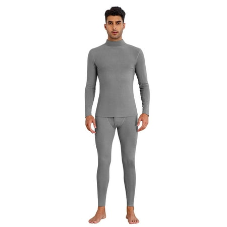 Men s High Neck Turtleneck Thermal Underwear Set Slim Fit Base Layer Tops & Bottoms
Men s High Neck Turtleneck Thermal Underwear Set Slim Fit Base Layer Tops & Bottoms
