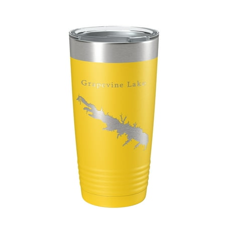 Grapevine Lake Map Tumbler Travel Mug Insulated Laser Engraved Coffee Cup Texas 20 oz Yellow
Grapevine Lake Map Tumbler Travel Mug Insulated Laser Engraved Coffee Cup Texas 20 oz Yellow