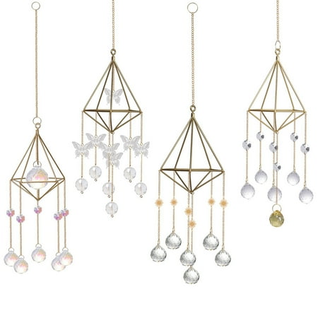 Yesbay Hanging Prism with Chain Reflective Faux Crystal Rainbow Sun Shine Wind Chime Pendant Home Decor
Yesbay Hanging Prism with Chain Reflective Faux Crystal Rainbow Sun Shine Wind Chime Pendant Home Decor