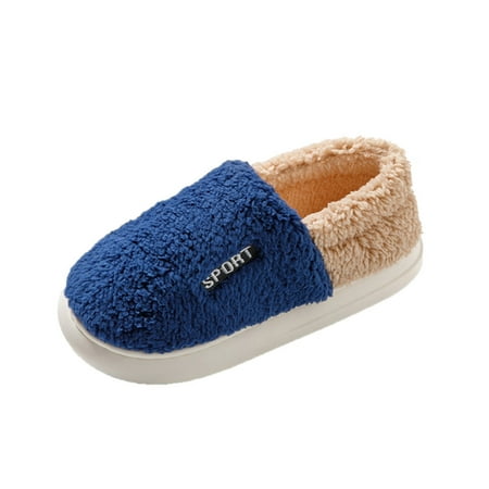 Women Walking Shoes Men Slippers Autumn And Winter Indoor And Outdoor Fashion Comfortable Thick Bottom Patchwork Colour Warm Non Slip slipper for Men cotton Dark Blue
Women Walking Shoes Men Slippers Autumn And Winter Indoor And Outdoor Fashion Comfortable Thick Bottom Patchwork Colour Warm Non Slip slipper for Men cotton Dark Blue