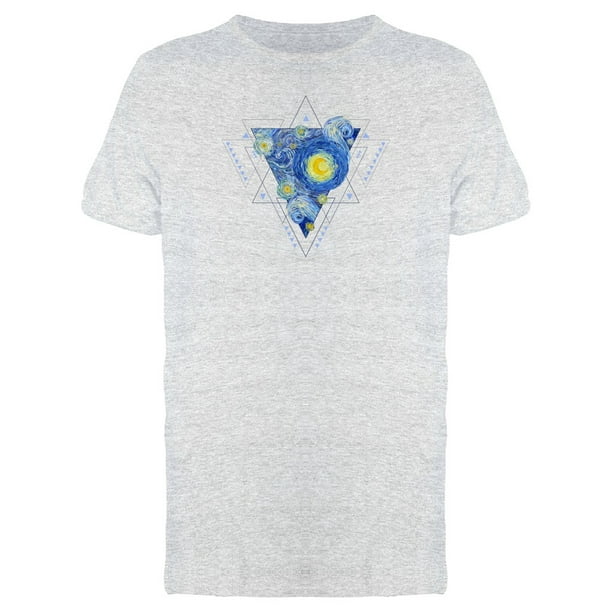 Starry Sky Abstract Triangles Tee Men's -Image by Shutterstock