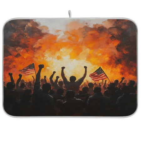 Dish Drying Mat 18 x 24 Highly Absorbent Microfiber for Dishes Utensils A Crowd Of People
Dish Drying Mat 18 x 24 Highly Absorbent Microfiber for Dishes Utensils A Crowd Of People