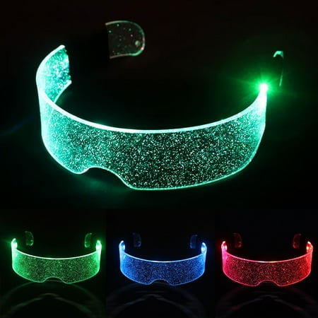 LED Glasses Battery Operated/USB Rechargeable Multi-modes Adjustable Futuristic Integrated Glow in The Dark Translucent
LED Glasses Battery Operated/USB Rechargeable Multi-modes Adjustable Futuristic Integrated Glow in The Dark Translucent
