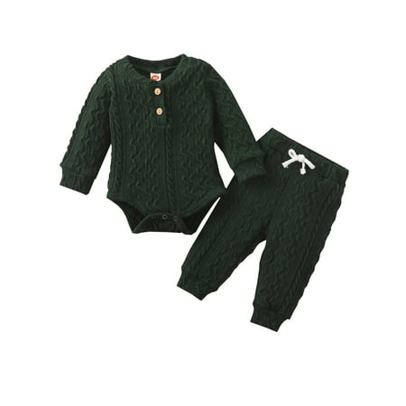 Farrubbyine8 Baby Girl Romper Tops Pants Suit Long Sleeve Round Neck Button Sweater Knitting Casual Trousers
Farrubbyine8 Baby Girl Romper Tops Pants Suit Long Sleeve Round Neck Button Sweater Knitting Casual Trousers