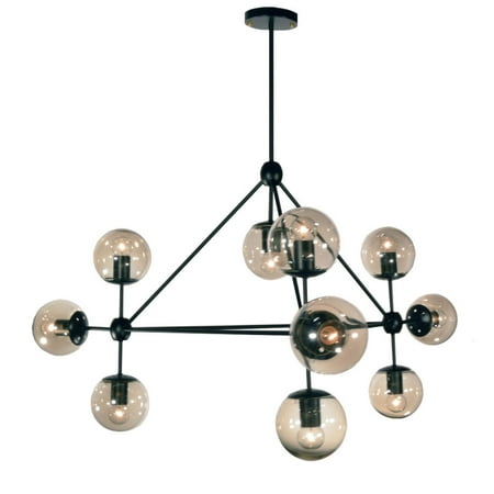 Chandeliers 10 Light Bulb Fixture With Matte Black Finish Steel Material 44 400 Watts
Chandeliers 10 Light Bulb Fixture With Matte Black Finish Steel Material 44 400 Watts