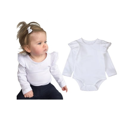 Newborn Baby Girl Romper Ruffle Long Sleeve Bodysuit Top Shirt One Piece Clothes for Spring Fall
Newborn Baby Girl Romper Ruffle Long Sleeve Bodysuit Top Shirt One Piece Clothes for Spring Fall
