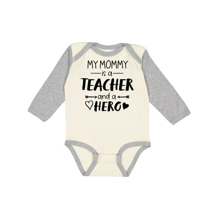 Inktastic My Mommy is a Teacher and a Hero Gift Baby Boy or Baby Girl Long Sleeve Bodysuit
Inktastic My Mommy is a Teacher and a Hero Gift Baby Boy or Baby Girl Long Sleeve Bodysuit