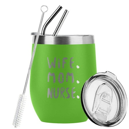 Cup for Mom - 12oz Wine Tumblers Stainless Steel for Ice Hot Drink Vacuum Insulated with Lid and Straw
Cup for Mom - 12oz Wine Tumblers Stainless Steel for Ice Hot Drink Vacuum Insulated with Lid and Straw