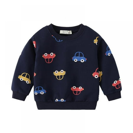Maxcozy Toddler Boys Sweatshirts Long Sleeve Cartoon Pullover Crewneck Tops Tees 2-7 Years
Maxcozy Toddler Boys Sweatshirts Long Sleeve Cartoon Pullover Crewneck Tops Tees 2-7 Years