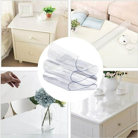 Clear Table Cover Protector Desk Cover Table Protector Clear Table Pad Tablecloth Protector Clear Desk Pad Mat For Coffee Table Writing Desk Fabric Table 6ft Folding Table Table Cloth Rectangle Table
Clear Table Cover Protector Desk Cover Table Protector Clear Table Pad Tablecloth Protector Clear Desk Pad Mat For Coffee Table Writing Desk Fabric Table 6ft Folding Table Table Cloth Rectangle Table