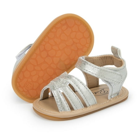 Baby Girls Sandals Hook And Loop Non Slip Outdoor Open Toe Beach Shoes Crib Shoes First Walker Shoes For Newborn Infant Spring And Summer
Baby Girls Sandals Hook And Loop Non Slip Outdoor Open Toe Beach Shoes Crib Shoes First Walker Shoes For Newborn Infant Spring And Summer