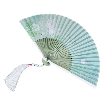 Farfi Folding Bamboo Fan Chinese Style Gardenia Pattern Decorative Cooling Summer Ancient Chinese Costume Folding Fan Cosplay Prop (Type B)
Farfi Folding Bamboo Fan Chinese Style Gardenia Pattern Decorative Cooling Summer Ancient Chinese Costume Folding Fan Cosplay Prop (Type B)