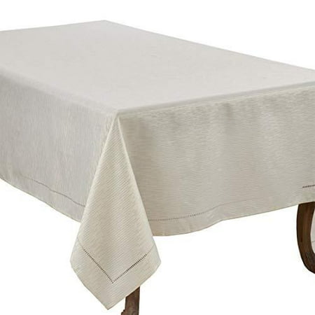 Fennco Styles Linette Shimmering Hemstitched Table Runner