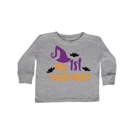 Inktastic My First Halloween Witch Hat Bats - Purple Black Gift Toddler Boy or Toddler Girl Long Sleeve T-Shirt
Inktastic My First Halloween Witch Hat Bats - Purple Black Gift Toddler Boy or Toddler Girl Long Sleeve T-Shirt