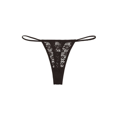 UKAP Ladies Thongs Low-Waist T-Back Cotton Crotch G-String Comfy Lingerie Cocktail Panties Black L
UKAP Ladies Thongs Low-Waist T-Back Cotton Crotch G-String Comfy Lingerie Cocktail Panties Black L