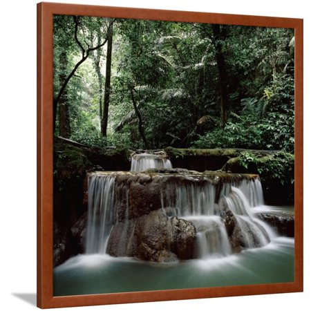 Waterfall Thailand Framed Print Wall Art