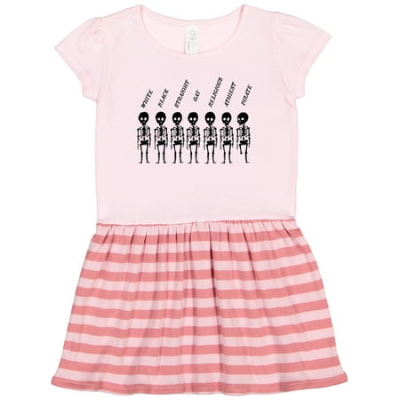 Inktastic Funny Skeletons of Tolerance White Black Gay Straight Religious Atheist Pirate Gift Toddler Girl Dress 
Inktastic Funny Skeletons of Tolerance White Black Gay Straight Religious Atheist Pirate Gift Toddler Girl Dress