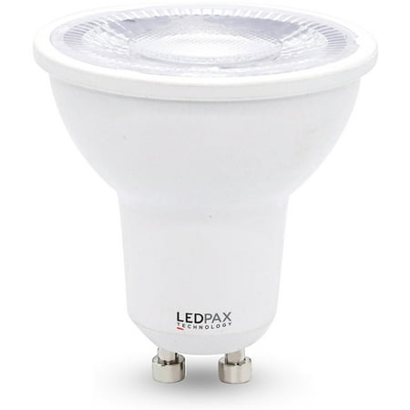 LEDPAX GU 10 Dimmable LED Bulb 6W (50W equivalent) 2700k 400 Lumens CRI 90 1 Pack UL ES Certified 4 Count
LEDPAX GU 10 Dimmable LED Bulb 6W (50W equivalent) 2700k 400 Lumens CRI 90 1 Pack UL ES Certified 4 Count