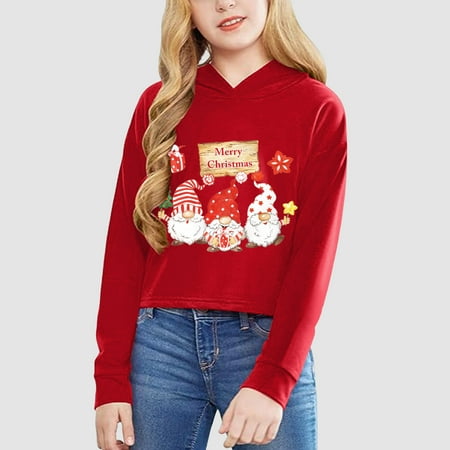 CHAOLEI Christmas Girls Sweatshirt Girls Kids Casual Loose Active Full Sleeves Hoodies Sweatshirts Hooded Short Pullover Letter Print Striped Teen Crop Tops Girls Tops -Pink 18-24 Months
CHAOLEI Christmas Girls Sweatshirt Girls Kids Casual Loose Active Full Sleeves Hoodies Sweatshirts Hooded Short Pullover Letter Print Striped Teen Crop Tops Girls Tops -Pink 18-24 Months