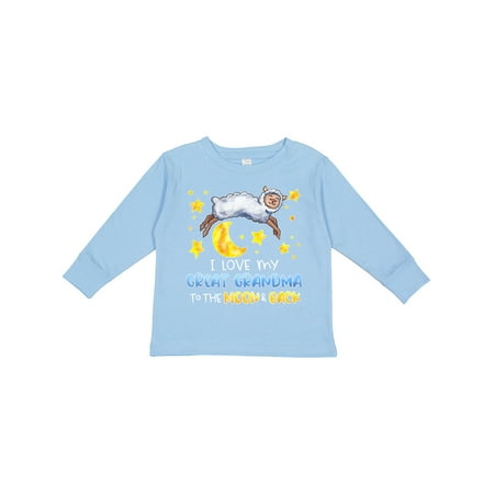 Inktastic I Love My Great Grandma to the Moon and Back Cute Sheep Gift Toddler Boy or Toddler Girl Long Sleeve T-Shirt
Inktastic I Love My Great Grandma to the Moon and Back Cute Sheep Gift Toddler Boy or Toddler Girl Long Sleeve T-Shirt