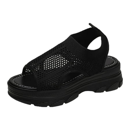 Women S Sandals Fish Mouth Wedge Platform Platform Boho Summer Fashion Beach Platform Shoes For Women Black Size 7
Women S Sandals Fish Mouth Wedge Platform Platform Boho Summer Fashion Beach Platform Shoes For Women Black Size 7