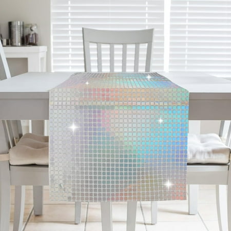 30*120cm/30*180cm Mirror Sequin Plaid Table Runner Wedding Party Welcoming Atmosphere Table Runner
30*120cm/30*180cm Mirror Sequin Plaid Table Runner Wedding Party Welcoming Atmosphere Table Runner