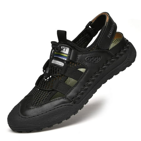 Lopsie STREAMNATURE Mens Sandals Trekking Beach Shoes Outdoor Comfort Breathable Handmade for Male Easy Wearing Adjustable Protection Summer Sport Slip on Sandals Fashion Slippers
Lopsie STREAMNATURE Mens Sandals Trekking Beach Shoes Outdoor Comfort Breathable Handmade for Male Easy Wearing Adjustable Protection Summer Sport Slip on Sandals Fashion Slippers