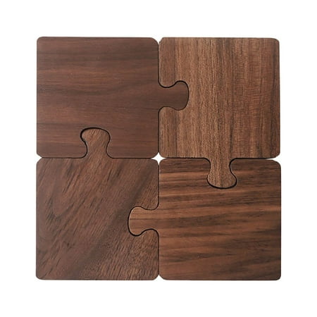 Promotion Sale! Jiiey Solid Wood Tea Mat Black Walnut Tea Mat Tea Heat Insulation Mat Wooden Tea Cup Mat Wooden Saucer Saucer Baking Trays & Trays 1 Set of Puzzle Saucers (Four) Clearance Sale
Promotion Sale! Jiiey Solid Wood Tea Mat Black Walnut Tea Mat Tea Heat Insulation Mat Wooden Tea Cup Mat Wooden Saucer Saucer Baking Trays & Trays 1 Set of Puzzle Saucers (Four) Clearance Sale