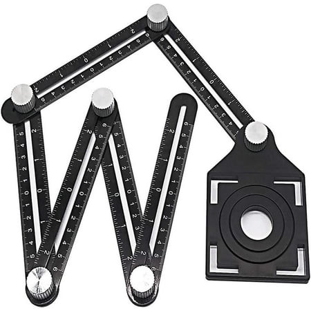Template tool aluminum alloy angle template multi angle ruler upgraded template tool multi angle ruler suitable for designers craftsmen builders craftsmen
Template tool aluminum alloy angle template multi angle ruler upgraded template tool multi angle ruler suitable for designers craftsmen builders craftsmen