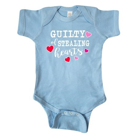 Inktastic Guilty of Stealing Hearts Gift Baby Boy or Baby Girl Bodysuit