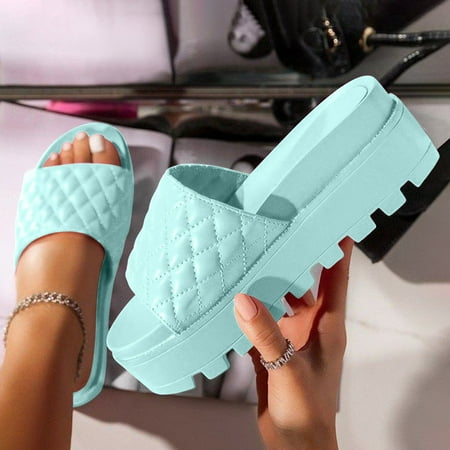 Summer Ladies Slippers Thick Soled Sandals Casual Women Shoes Slippers