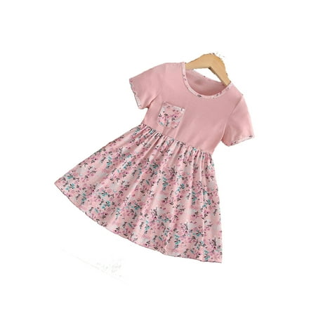 Casual Ditsy Floral Round Neck A Line Short Sleeve Pink Toddler Girls Dresses (Girl s)
Casual Ditsy Floral Round Neck A Line Short Sleeve Pink Toddler Girls Dresses (Girl s)