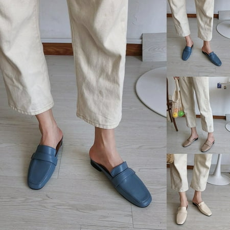 lizyue Casual Women Faux Leather Low Block Heel Mules Loafers Slip-on Shoes Slippers
lizyue Casual Women Faux Leather Low Block Heel Mules Loafers Slip-on Shoes Slippers