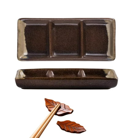 Qeeadeea/Ceramic Appetizer Serving Tray Small Sauce Bowls Cups Sauce Dishes 3 Compartment Snacks Dishes Tray-resignation-set of 2
Qeeadeea/Ceramic Appetizer Serving Tray Small Sauce Bowls Cups Sauce Dishes 3 Compartment Snacks Dishes Tray-resignation-set of 2