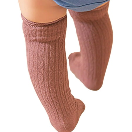 Kuriozud Baby Girls Knee High Socks Tights Leg Cotton Leg Warmer 0-3Y