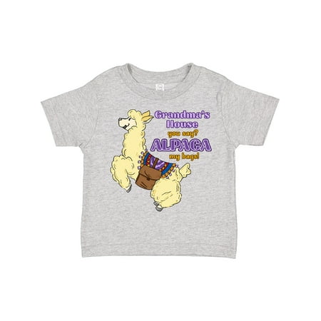 Inktastic Cute Jumping Alpaca-Grandma s House You Say ALPACA My Bags! Gift Toddler Boy or Toddler Girl T-Shirt
Inktastic Cute Jumping Alpaca-Grandma s House You Say ALPACA My Bags! Gift Toddler Boy or Toddler Girl T-Shirt