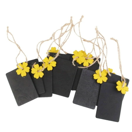 NUOLUX 10pcs Mini Rectangular Hanging Wooden Blackboard Gift Price Tags (Yellow Flower)
NUOLUX 10pcs Mini Rectangular Hanging Wooden Blackboard Gift Price Tags (Yellow Flower)