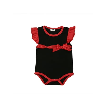 Sunisery Infant Baby Girls Romper Flying Sleeves Round Neck Bowknot Decoration Cute Jumpsuit
Sunisery Infant Baby Girls Romper Flying Sleeves Round Neck Bowknot Decoration Cute Jumpsuit